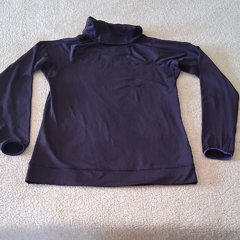Nike Women's Dark Purple Turtleneck Pullover
